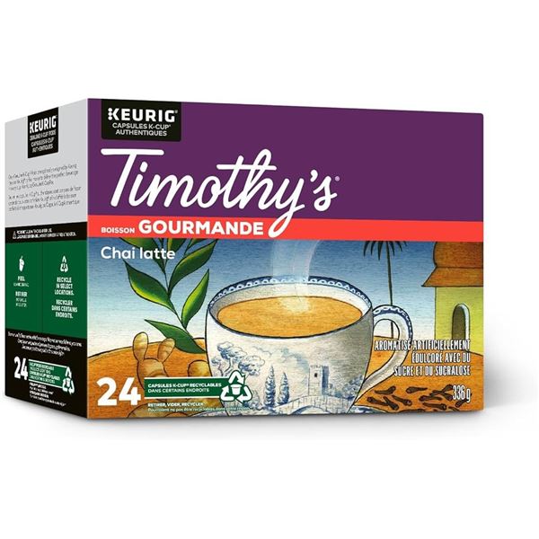 NEW 336G TIMOTHYS CHAI LATTE