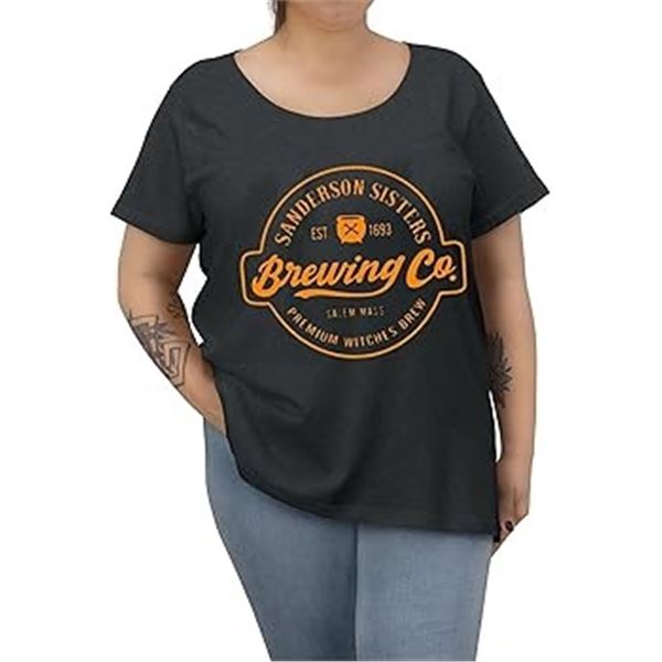 NEW FAWNISS WOMENS MEDIUM BREWING CO GREY SHIRT