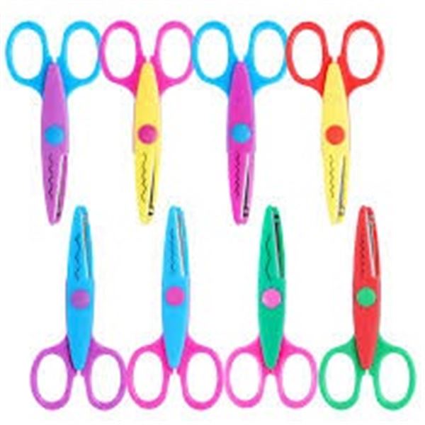 NEW 8 PIECE UCEC CRAFT SCISSORS