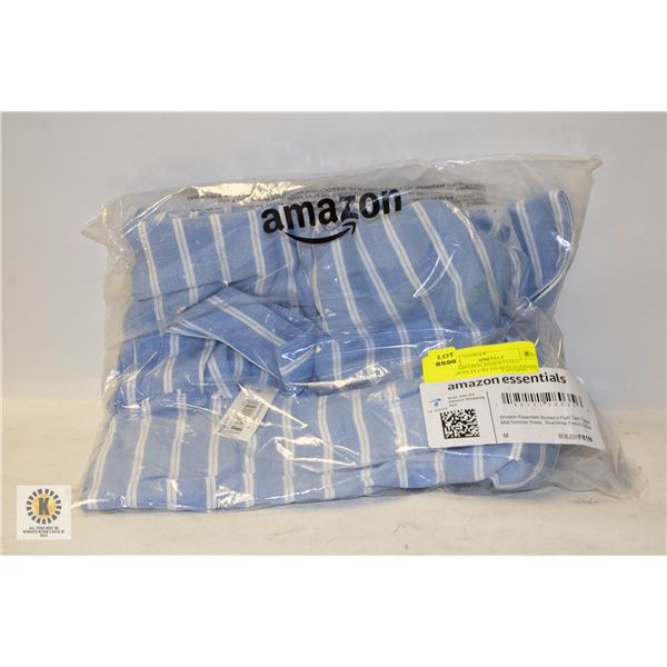 NEW AMAZON ESSENTIALS WOMENS FLUID TIERED SUMMER D
