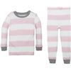 Image 1 : NEW 2-PIECE SNUG-FIT BURT'S BEES KIDS STRIPED SET