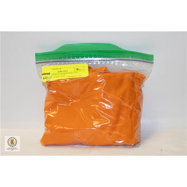 NEW AMAZON ESSENTIALS XS ORANGE TANK TOP
