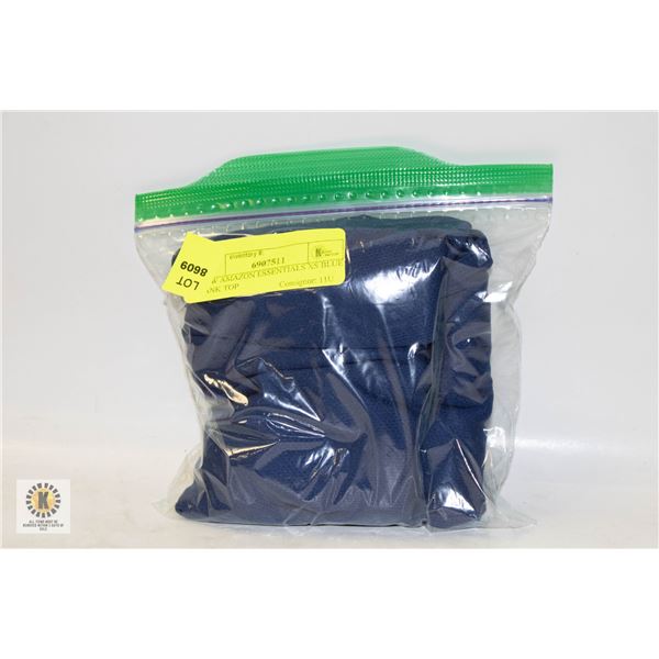NEW AMAZON ESSENTIALS XS BLUE TANK TOP