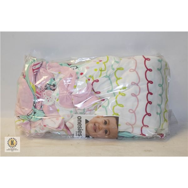 NEW 4 ONESIES 3-6M GIRL 1