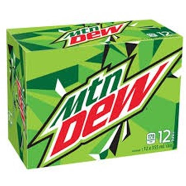 NEW 12 X 355ML MOUNTAIN DEW