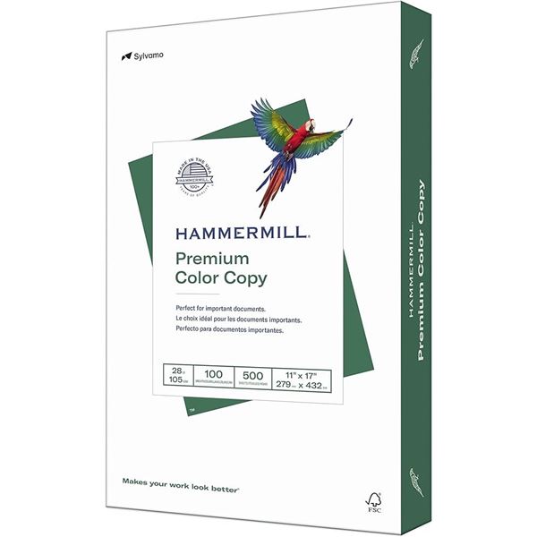 NEW 500 SHEETS HAMMERMILL PREMIUM COLOR COPY PAPER