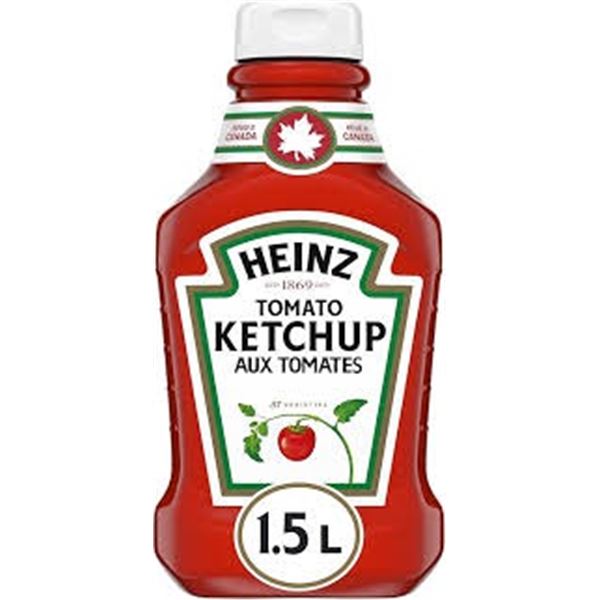 NEW 1.5L HEINZ TOMATO KETCHUP