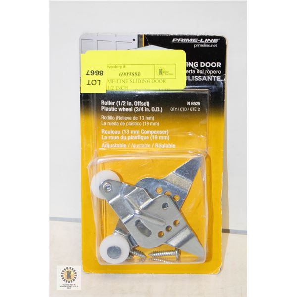 NEW PRIME-LINE SLIDING DOOR ROLLER 1/2 INCH