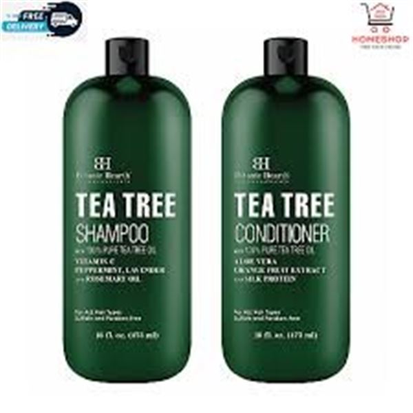 NEW 2 X 473ML TEA TREE SHAMPOO