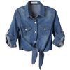 Image 1 : NEW AMERICAN TRENDS WOMENS DENIM SHIRT CARDIGAN