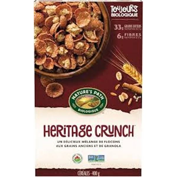 NEW 2 X 400G HERITAGE CRUNCH CEREAL