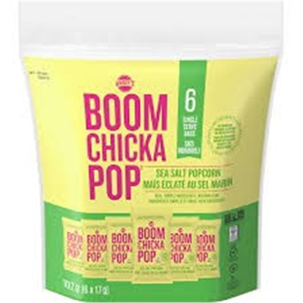 NEW 102G BOOM CHICKA POP SEA SALT POPCORN