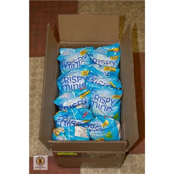 NEW 12 X 100G CRISPY MINIS SOUR CREAM & CHIVE