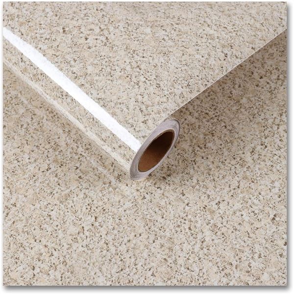 NEW 24" X 354" GRANITE PEEL & STICK WALLPAPER