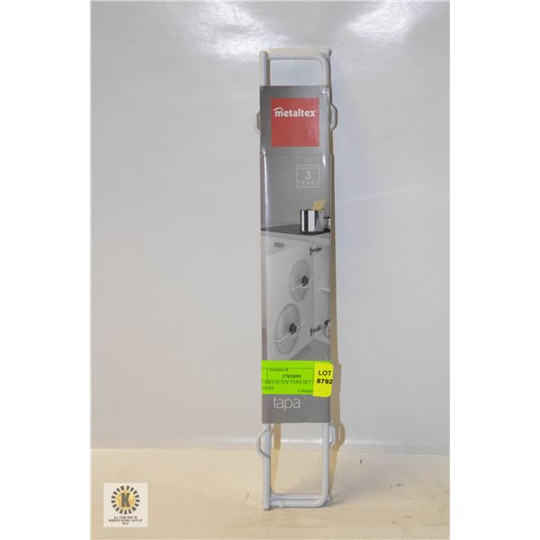 NEW METALTEX TAPA SET OF 2 LID HOLDERS