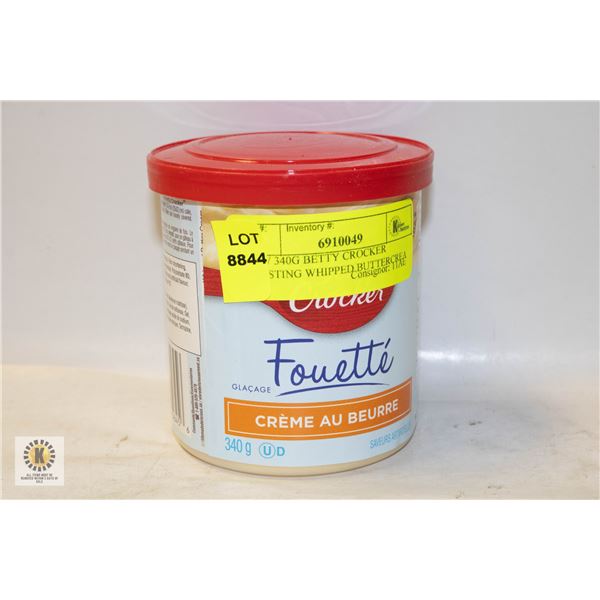 NEW 340G BETTY CROCKER FROSTING WHIPPED BUTTERCREA