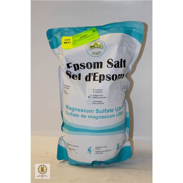 NEW 3LB YOGTI EPSOM SALT CITRUS