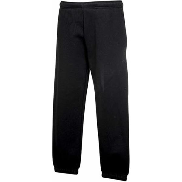NEW FRUIT OF THE LOOM SMALL BLACK SWEATPANTS