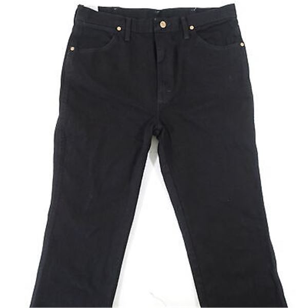 NEW WRANGLER 36 X 32 BLACK JEANS