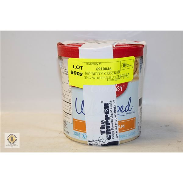 NEW 340G BETTY CROCKER FROSTING WHIPPED BUTTERCREA