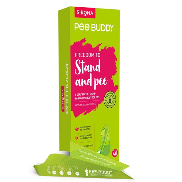 NEW 40 PEE BUDDY FUNNEL PORTABLE FEMALE URINE
