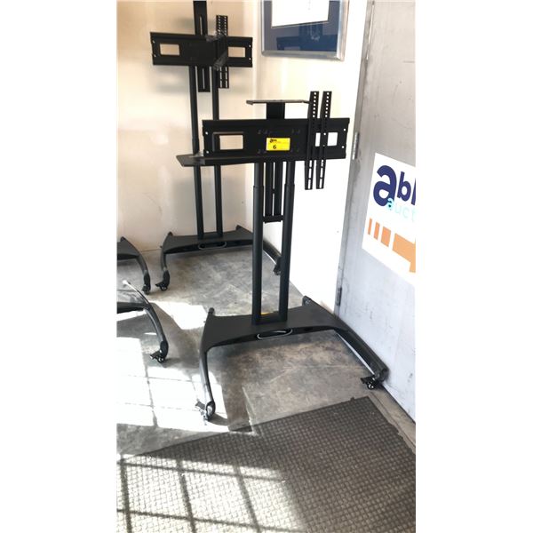 KANTO BLACK MOBILE TV STAND