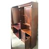 Image 2 : CHERRY BOOK CASES WITH DOORS D16" X W33" X H80"