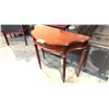 Image 1 : CHERRY WOODEN HALL TABLE D15" X W34" X H29"