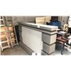 Image 2 : GREY/DARK GREY FREESTANDING BACKDROP D12" X W94" X H60"