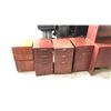 Image 1 : 5 MOBILE AND STATIONARY CHERRY PEDESTALS