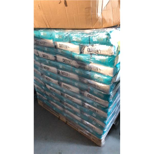 PALLET OF CATRON CAT LITTER APPROX 240 5L BAGS