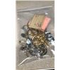 Image 1 : BAG OF MISC JEWELRY INC. GOLD RING WITH DIAMONDS