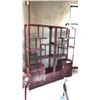 Image 2 : MAHOGANY FINISH WALL UNIT 72X76X14"
