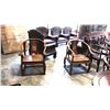 Image 1 : 2 WOODEN BENTWOOD ARMCHAIRS