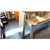 Image 2 : MAPLE DINING TABLE 38X39", COMES WITH 2 17" EXTENSIONS