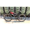 Image 1 : BLACK/RED BEARMOUNTAIN HYPER 21-SPEED FULL SUSPENSION MOUNTAIN BIKE
