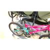 Image 3 : PINK/TEAL SUPERCYCLE MOMENTUM 5-SPEED FULL SUSPENSION KIDS MOUNTAIN BIKE