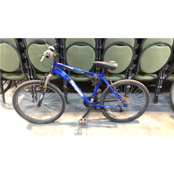 BLUE MONGOOSE 21-SPEED FRONT SUSPENSION KIDS MOUNTAIN BIKE