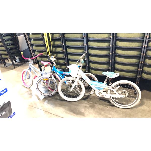 3 KIDS BIKE INCL TREK AND TECH TEAM FRONT SUSPENSION