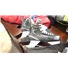 Image 2 : HOCKEY GEAR INCLUDING SIZE SR MEDIUM SKATES, GLOVES, HELMET AND MORE