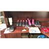 Image 1 : MIXED ITEMS INCL EMBELLISHED ANNE KLEIN 8 1/2 BLACK SHOES, MISC SHOES AND MORE