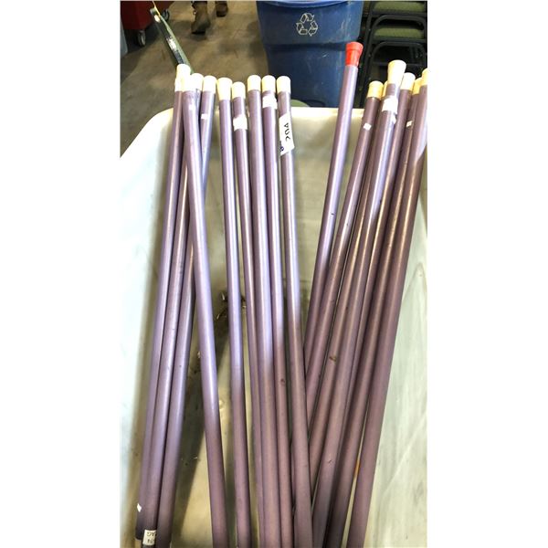 16 WORKOUT BARS - BIN NOT INCLUDED
