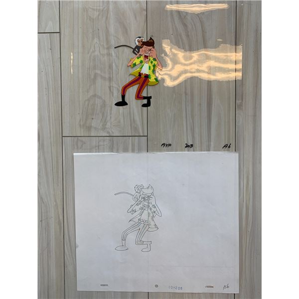 Ace Ventura original artwork and cel