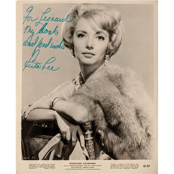Sergeants 3 Ruta Lee signed photo