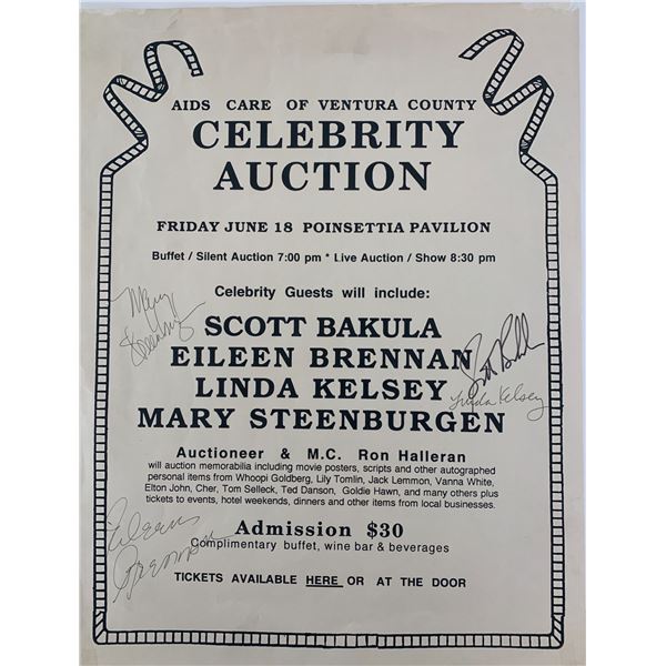 Ventura County celebrity auction signed poster