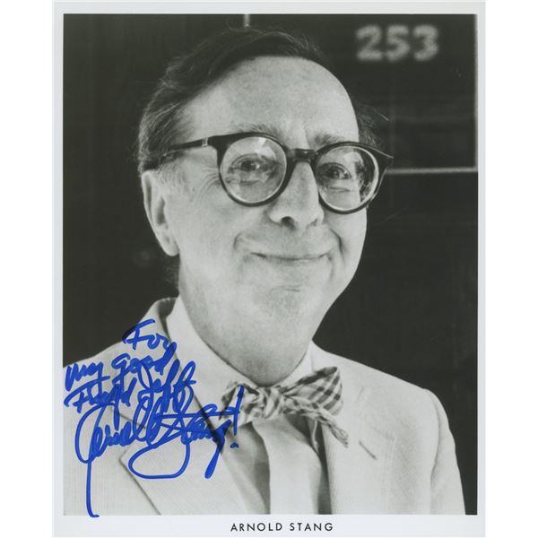 The Man With the Golden Arm Arnold Stang signed photo