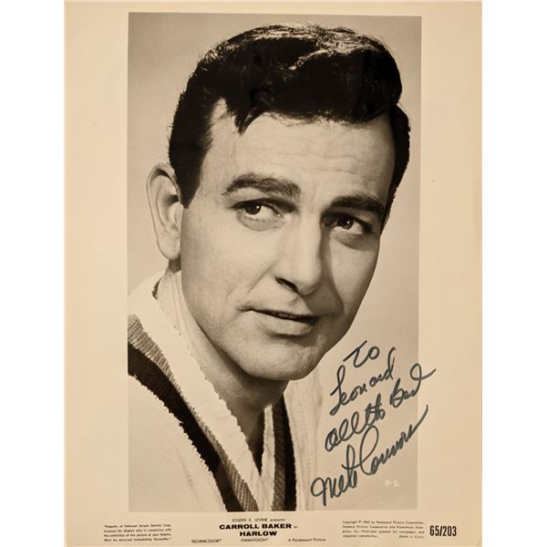 Mannix Mike Connors signed photo