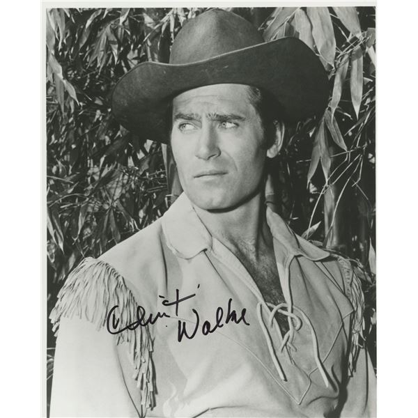 Clint Walker signed photo