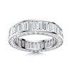 Image 1 : Gold & Lab Round Diamond 5.23 Cts Eternity Ring