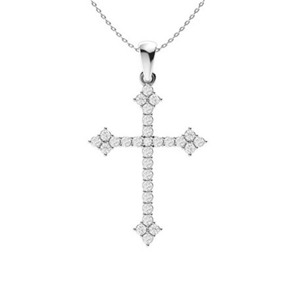 Gold & White Diamonds 2 Cts Necklace - E/VVS